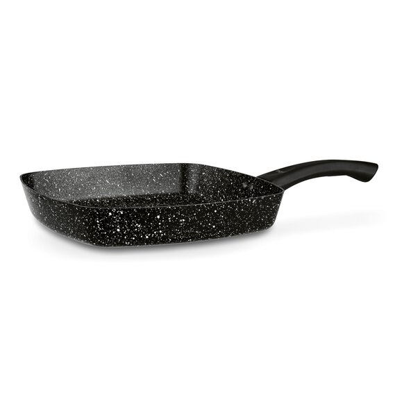 Patelnia grillowa marmurkowa Tadar Marmara Black 26 cm bez indukcji