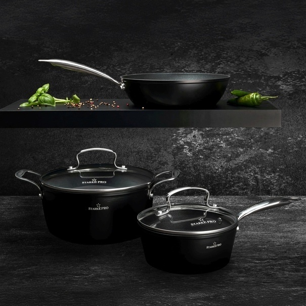 Patelnia na indukcję non-stick Starke Pro Tarry 19,5 cm