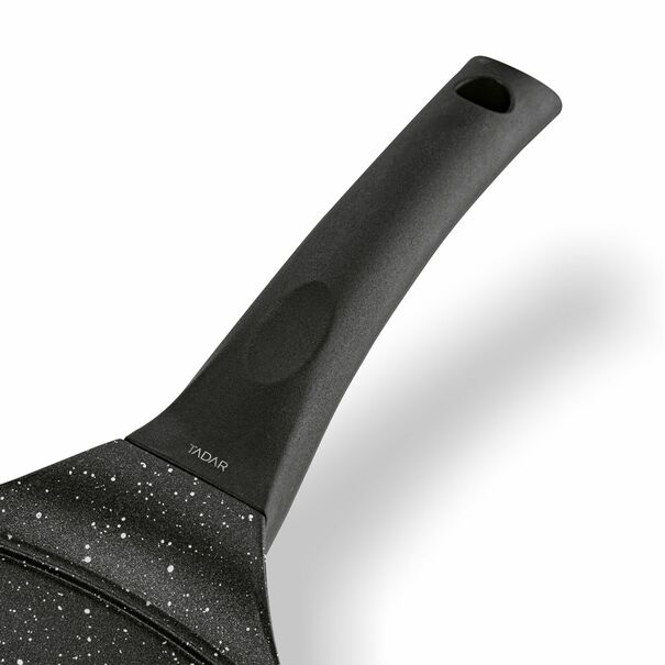 Patelnia marmurowa do pancakes i plack&oacute;w Tadar Marble Buźki 26 cm indukcja