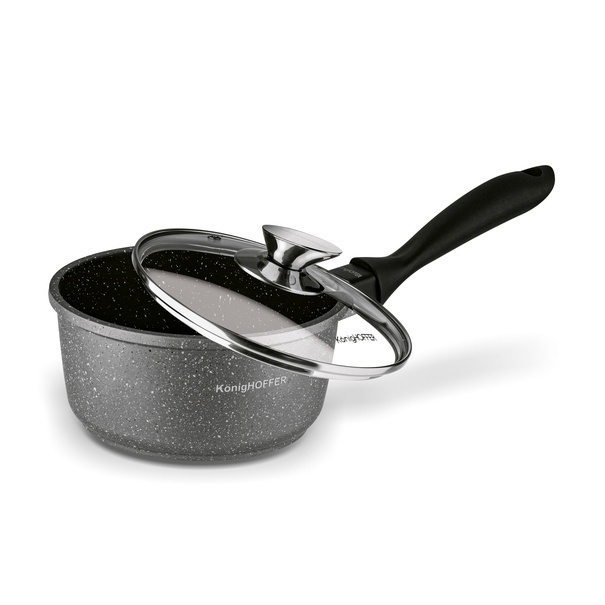 Zestaw garnk&oacute;w Konighoffer Pollo Grey 8 element&oacute;w 2 nakładki i 2 podkładki
