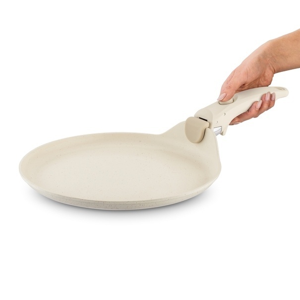 Patelnia do naleśnik&oacute;w indukcyjna Starke Pro Compacti Cream 26 cm bez uchwytu
