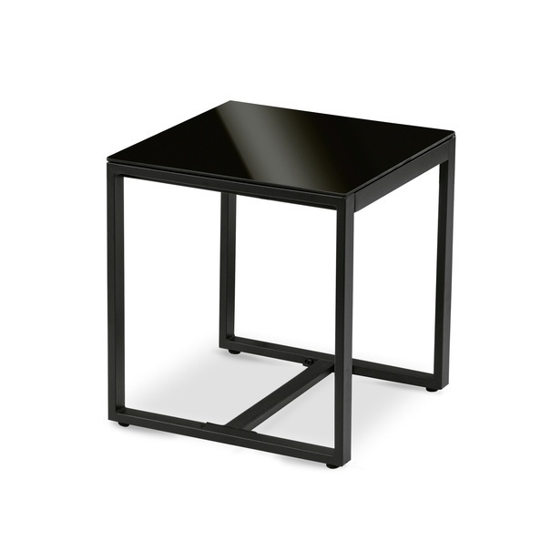 Stolik ze szklanym blatem i 2 fotele ogrodowe Tadar Madera