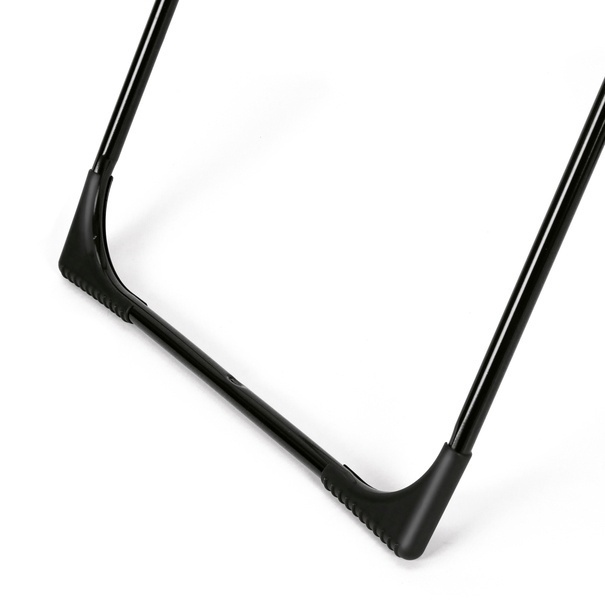 Suszarka balkonowa Konighoffer Vera Black 180 x 55 x 102 cm czarna i koszyk na klamerki