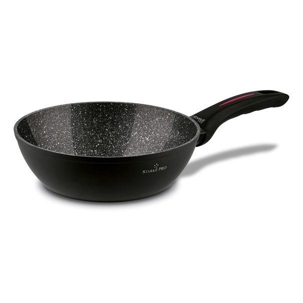 Zestaw 3 patelni ceramicznych głębokich Starke Pro Piccante 20 cm 24 cm 28 cm