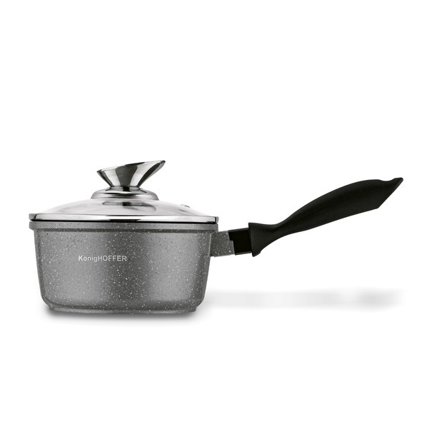 Zestaw garnk&oacute;w Konighoffer Pollo Grey 8 element&oacute;w 2 nakładki i 2 podkładki
