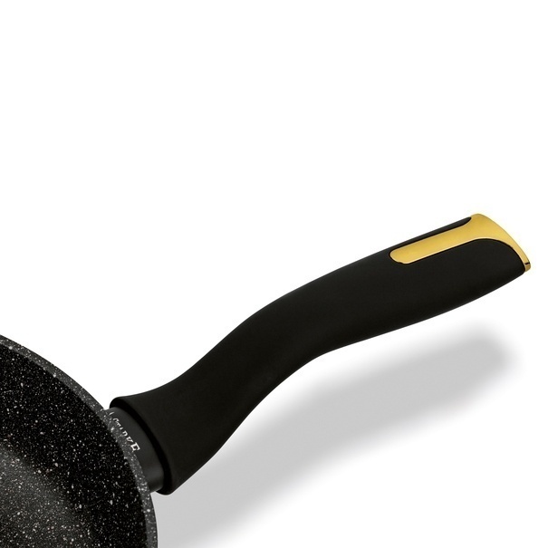 Zestaw garnk&oacute;w na indukcję Starke Pro Golden Marble 10 element&oacute;w