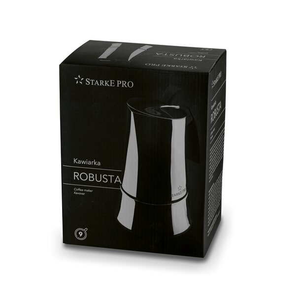 Kawiarka nierdzewna Starke Pro Robusta 9 filiżanek