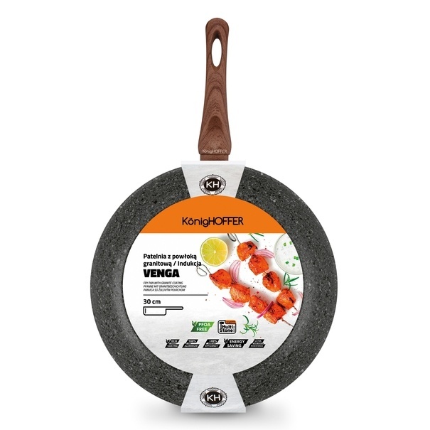 Patelnia granitowa Konighoffer Venga 30 cm indukcja