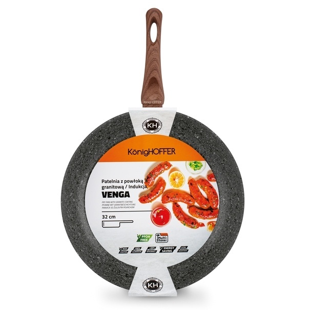 Patelnia granitowa Konighoffer Venga 32 cm indukcja