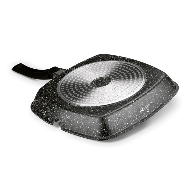 Patelnia grillowa non-stick Starke Pro Chelsea 28 cm kwadratowa z przekładką filcową