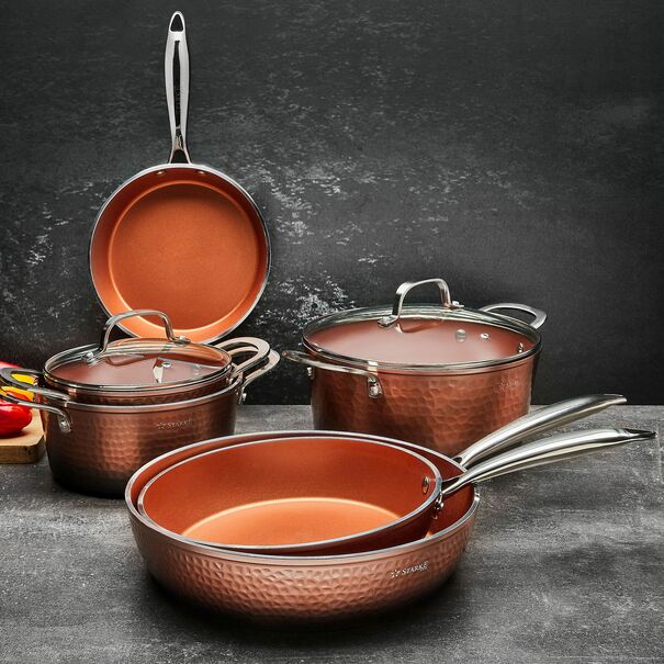 Patelnia non-stick Starke Pro Glossy Copper 28 cm indukcja