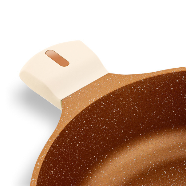 Zestaw garnk&oacute;w na indukcję Starke Pro Texture Creamy 10 element&oacute;w