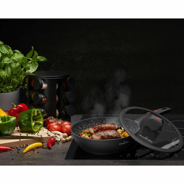 Patelnia granitowa Starke Pro Piccante 23,5 cm indukcja