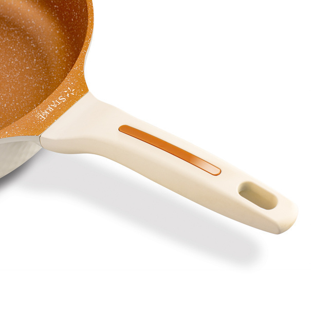 Zestaw garnk&oacute;w na indukcję Starke Pro Texture Creamy 10 element&oacute;w