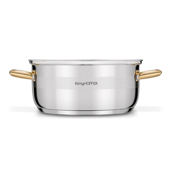 Garnek do gotowania na parze Konighoffer Faro Gold 2,9 l 3 elementy