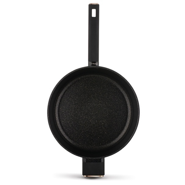 Patelnia głęboka na indukcję z pokrywką Starke Pro Starlet Black 28 x 8 cm