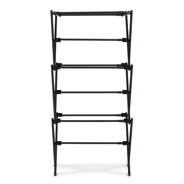 Suszarka na pranie pionowa teleskopowa Konighoffer Cortina 77.5 x 28 x 95 cm czarna