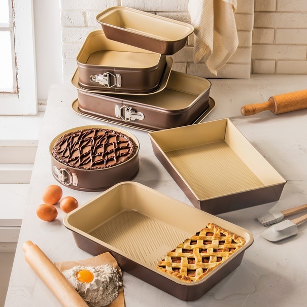 Zestaw 3 form do pieczenia z powłoką ceramiczną Tadar