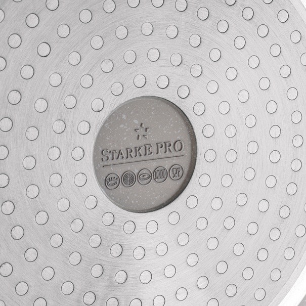 Zestaw garnk&oacute;w na indukcję Starke Pro Stoneware Marble 10 element&oacute;w