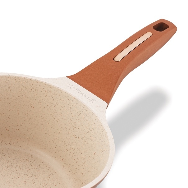 Zestaw garnk&oacute;w na indukcję Starke Pro Texture Copper 10 element&oacute;w
