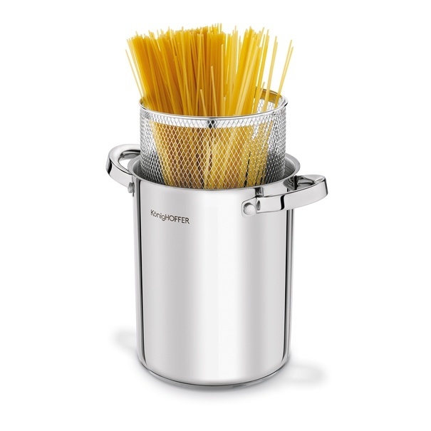 Zestaw wędliniarski Konighoffer szynkowar z termometrem 1,5 kg garnek 4 l sitko i woreczki