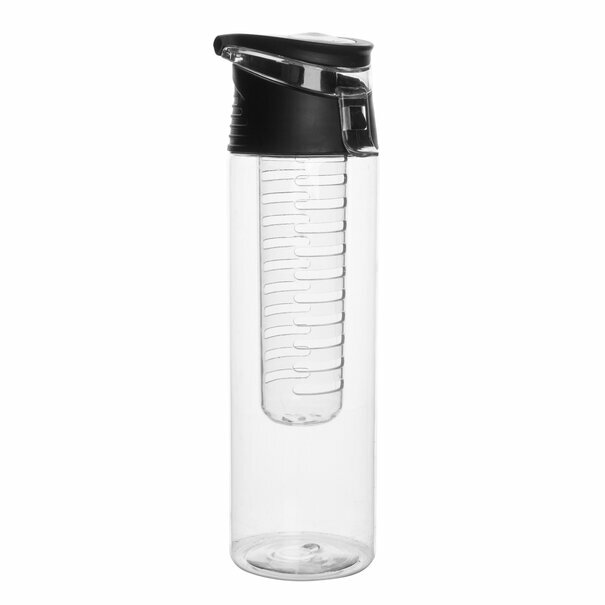Butelka z wkładem na owoce i l&oacute;d plastikowa Tadar 700 ml czarna