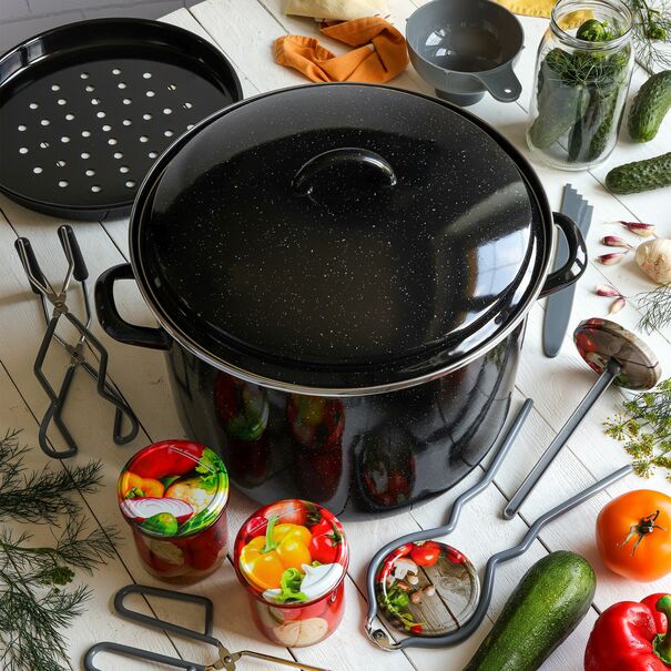 Garnek emaliowany powidlak Tadar 15 l/30 cm
