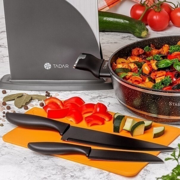 Komplet 2 noży non-stick Tadar Teo II i osłony na ostrza