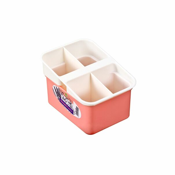 Ociekacz na sztućce 4-komorowy Great Plastic mix kolor&oacute;w