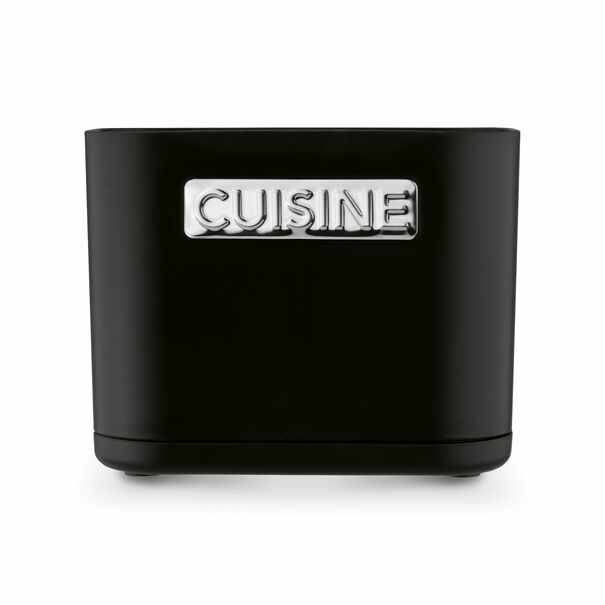 Ociekacz na sztućce Tadar Cuisine 13,5 x 7,5 x 10,8 cm czarny