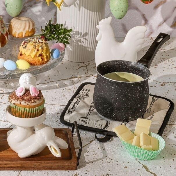 Papierowe papilotki do muffinek Tadar Zielone 60 sztuk mix wzor&oacute;w