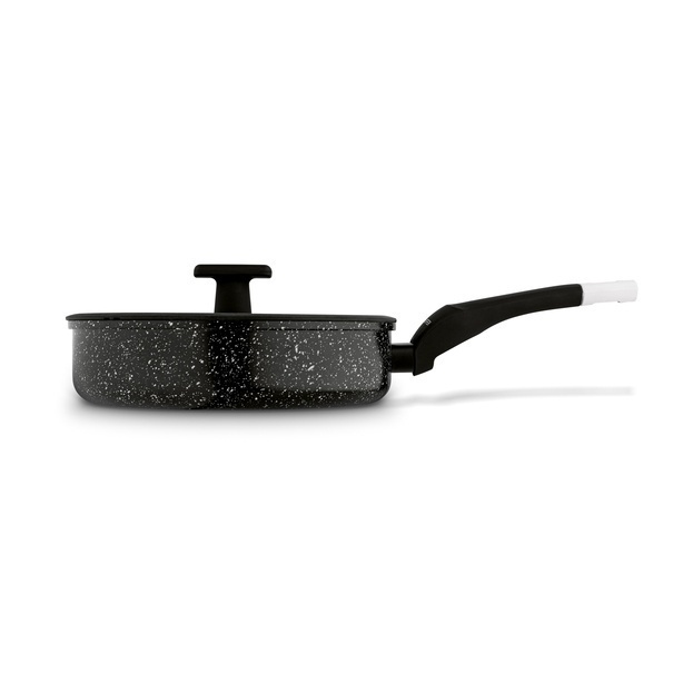 Patelnia ceramiczna głęboka z pokrywką Konighoffer Kingstone II 24 x 6,5 cm na indukcję
