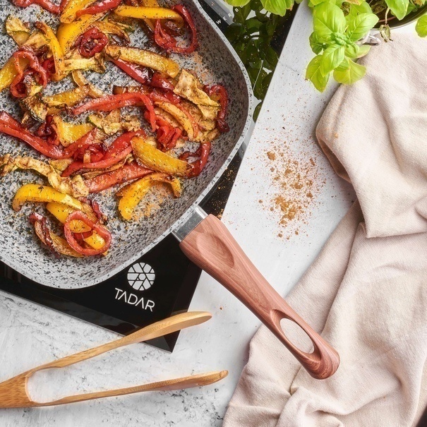 Patelnia grillowa granitowa Konighoffer Venga 28 cm