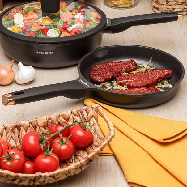 Patelnia na indukcję non stick Konighoffer Black Rose 24 cm