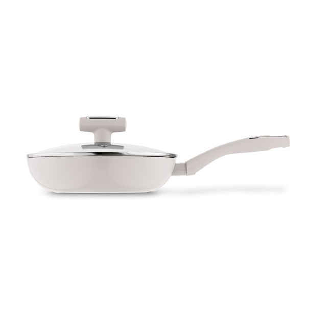 Patelnia na indukcję non-stick z pokrywką Konighoffer Tierra Beige 24 cm