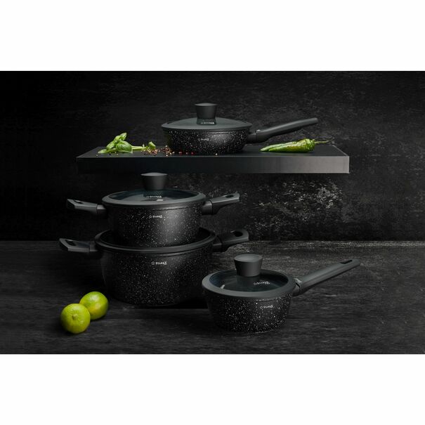 Patelnia na indukcję non-stick z pokrywką Starke Pro Sirius 20 cm