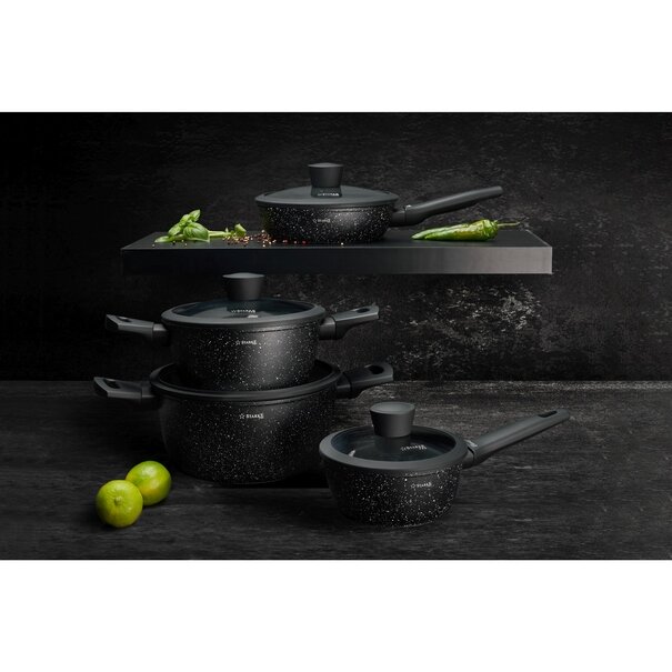 Patelnia WOK z pokrywką non-stick na indukcję Starke Pro Sirius 28 cm