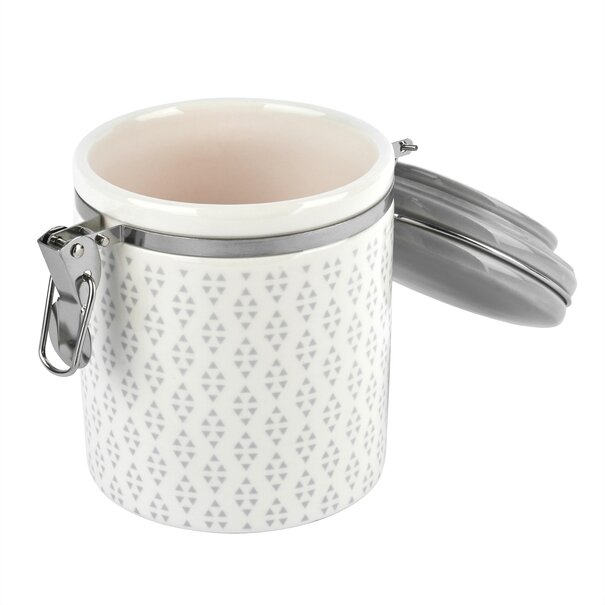 Pojemnik ceramiczny z klipsem Tadar Tr&oacute;jkąt 700 ml