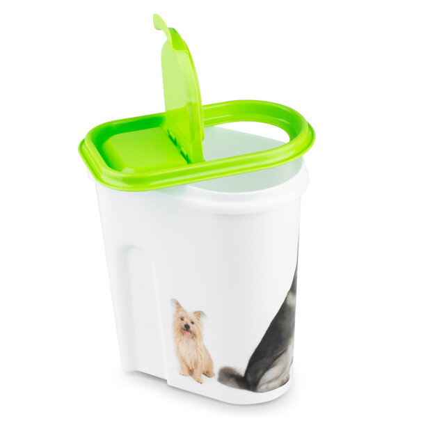 Pojemnik na karmę dla psa lub kota Hega Pet 2 l mix wzor&oacute;w