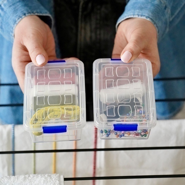 Pojemniki plastikowe do przechowywania Plastic Forte Minibox 8 x 12 x 7,6 cm 2 sztuki