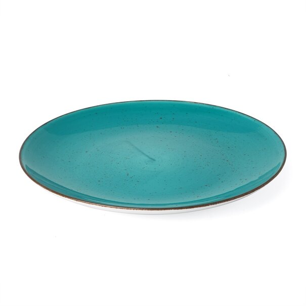 Talerz obiadowy porcelanowy Lubiana Boss 27 cm morski