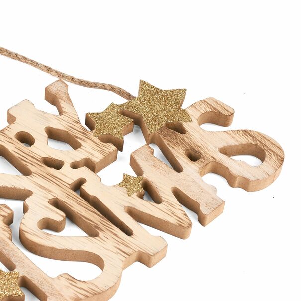 Zawieszka ścienna bożonarodzeniowa Tadar Merry Christmas 29 x 1 x 12,5 cm