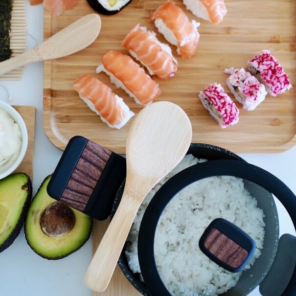 Zestaw do sushi dla 5 os&oacute;b bambusowy Tadar 9 element&oacute;w