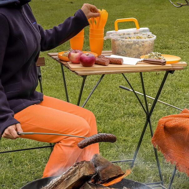 Zestaw piknikowy turystyczny dla 6 os&oacute;b Tuffex 31 element&oacute;w mix kolor&oacute;w