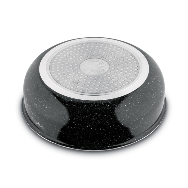 Komplet patelni głębokich z odpinaną rączką Konighoffer Spinel Black 20 / 24 / 28 cm indukcja