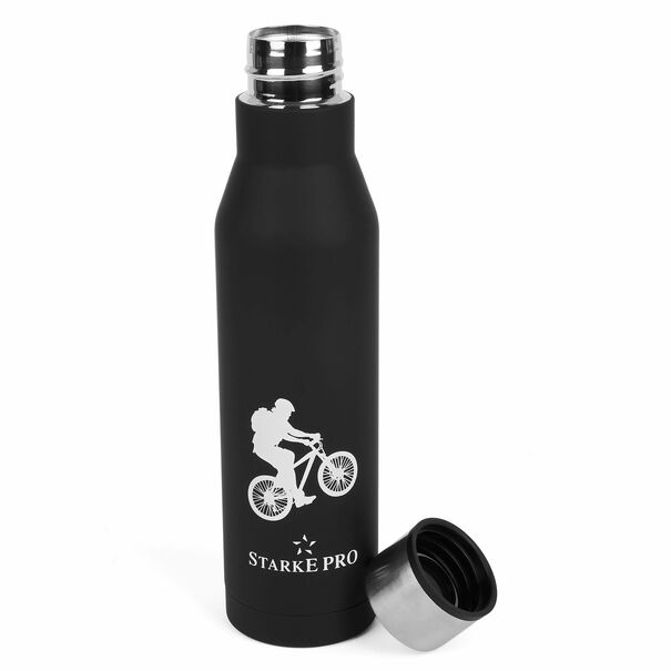 Butelka termiczna Starke Pro Explorer 750 ml czarna ze stali nierdzewnej