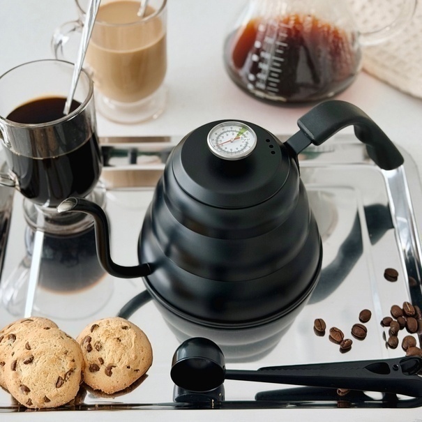 Czajnik z termometrem Konighoffer Barista 1 l czarny
