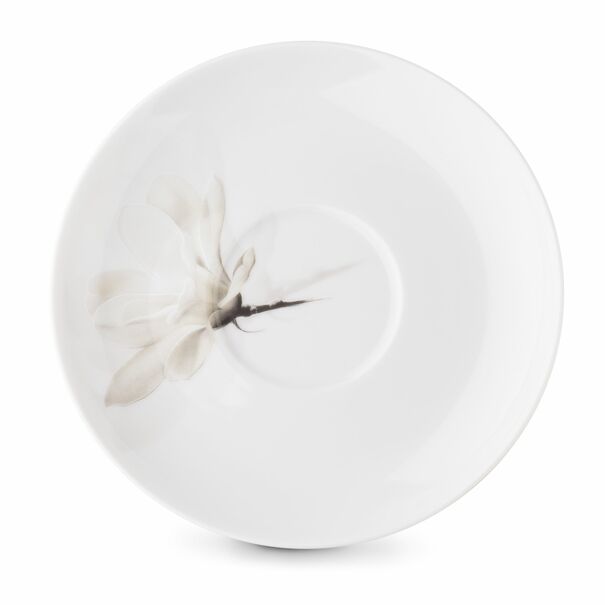 Filiżanka do kawy porcelanowa ze spodkiem Lubiana Wiedeń Magnolia II 350 ml
