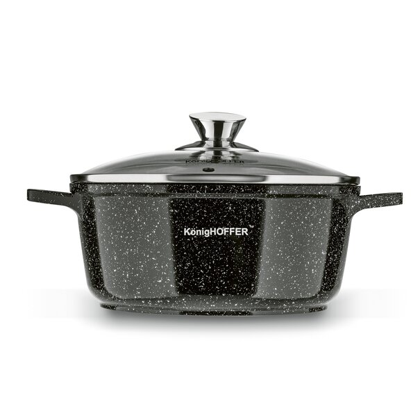 Garnek ceramiczny z pokrywką Konighoffer Kingstone 2,4 l na indukcję