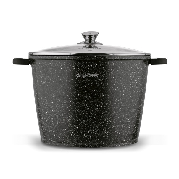 Garnek na indukcję wysoki Konighoffer Pollo 10 l i 2 nakładki